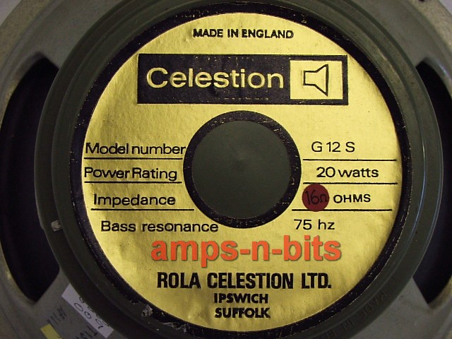 Celestion g12s hotsell