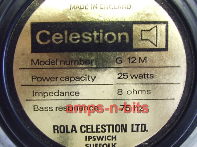 Celestion Guitar Speakers, Celestion Speakers or by whatever name you want to call Celestion Guitar Speakers or Celestion Speakers by. Are something Amps-n-bits specialize in,  Classic Collectable Celestion Guitar Speakers, Celestion Speakers.
