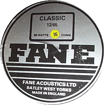 Fane Guitar Speakers